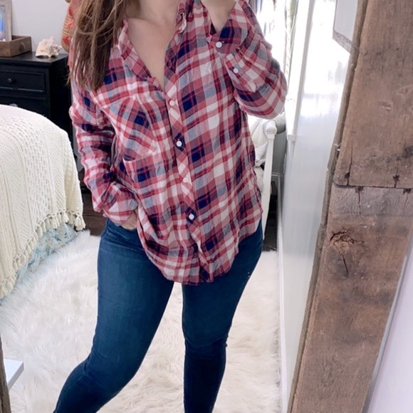 TIME and Tru red plaid new with tags size XXlarge - Picture 1 of 7